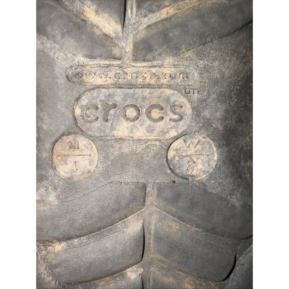 Crocs Classic Camouflage Clog Sandals Green Tan Black Unisex Teen Size M4 F6